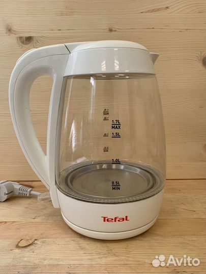 Чайник стеклянный электрический tefal ko450132