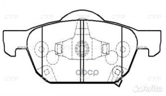 Ckho-81 GK0398 Колодки тормозные дисковые п