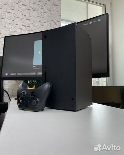 Xbox series x и телевизор Dexp 55