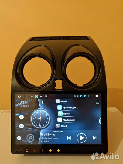 Магнитола android для Nissan Qashqai 2007-2014
