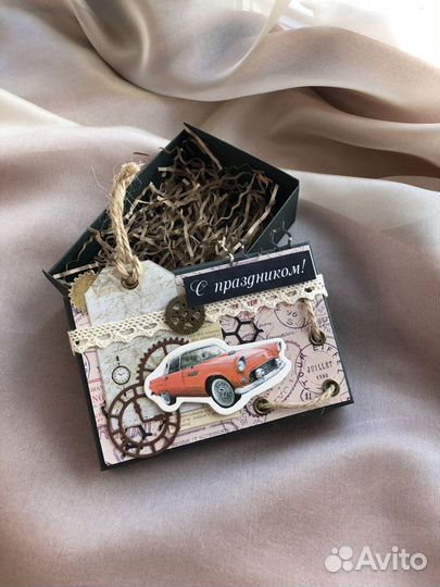 Конверт и коробочка для денег мужчине, 23 февраля