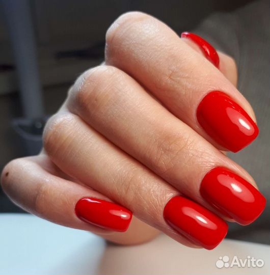 Маникюр наращивание ногтей