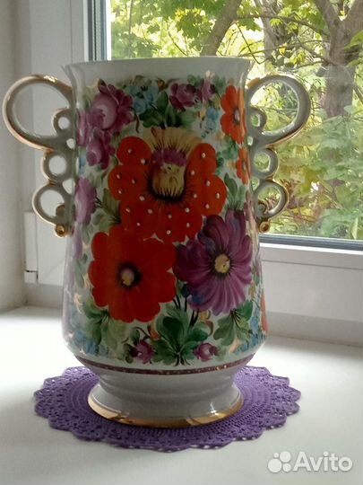 Ваза фарфор СССР Старый Киев Коростень