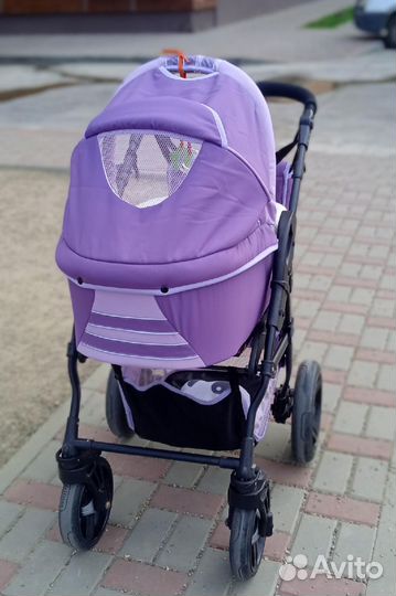 Коляска 2 в 1 люлька и прогулочная