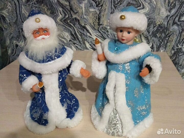 Дед мороз и снегурочка игрушки
