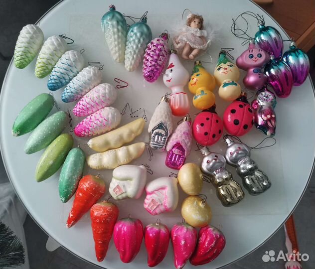Елочные игрушки СССР