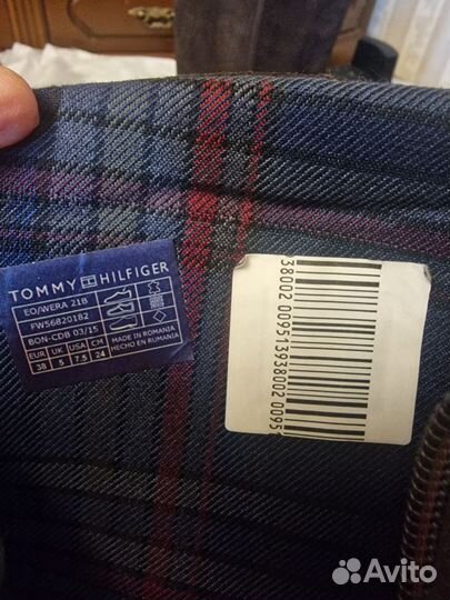 Сапоги женские Tommy hilfiger 38