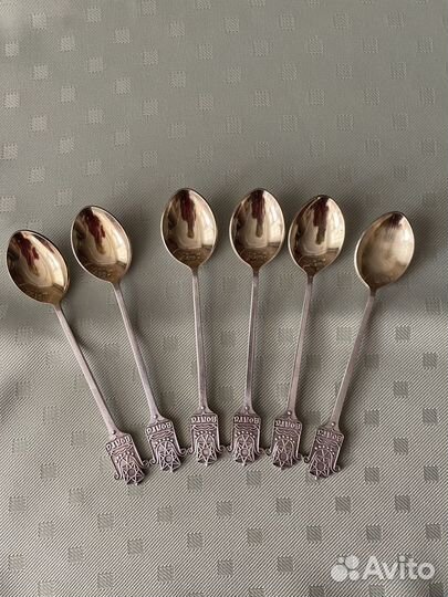 Набор чайных ложек мельхиор СССР