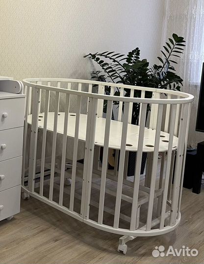 Детская кровать для новорожденных бу
