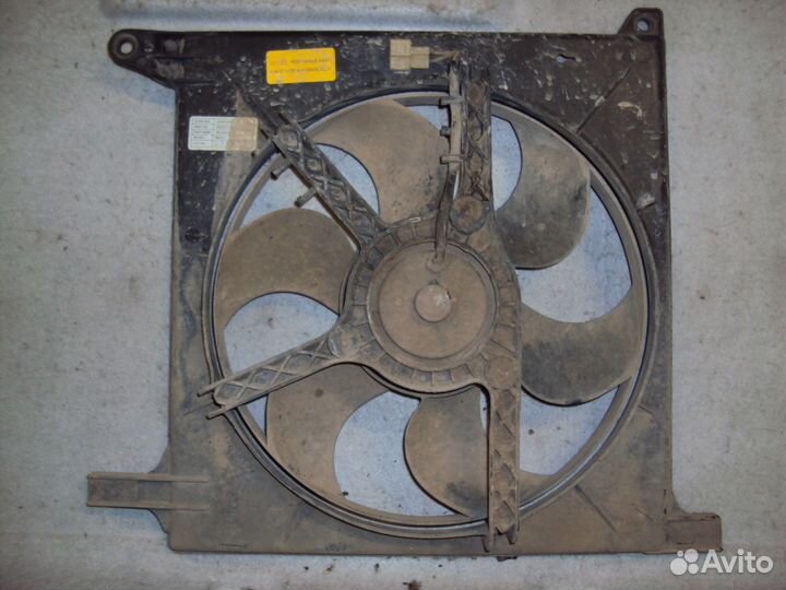 Вентилятор охлаждения двигателя. Дэу нексия
