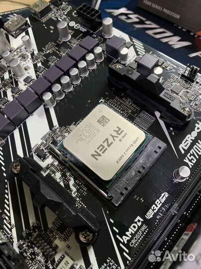 Комплект Ryzen 5 5600X + X570 + 32GB 3733mhz
