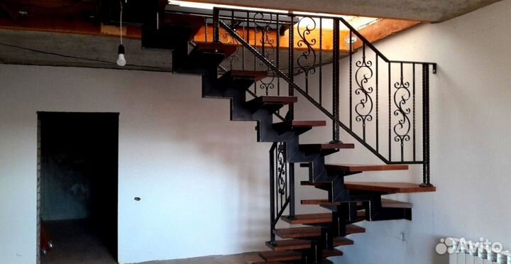 Металлические каркасы для лестниц