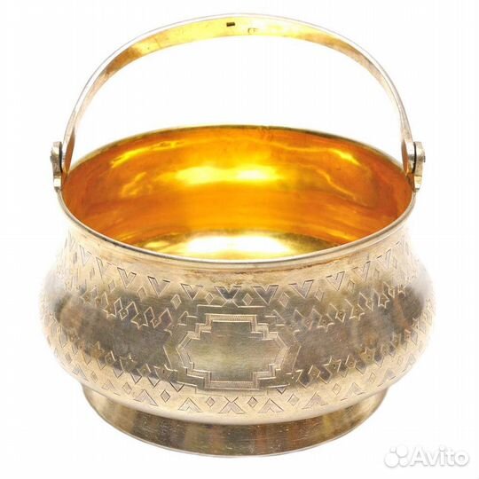 Антикварная сахарница 