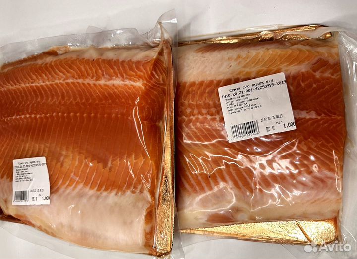 Семга слабосоленая. Доставка в день заказа