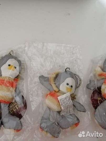 Новогодние сувениры, игрушки резиновые