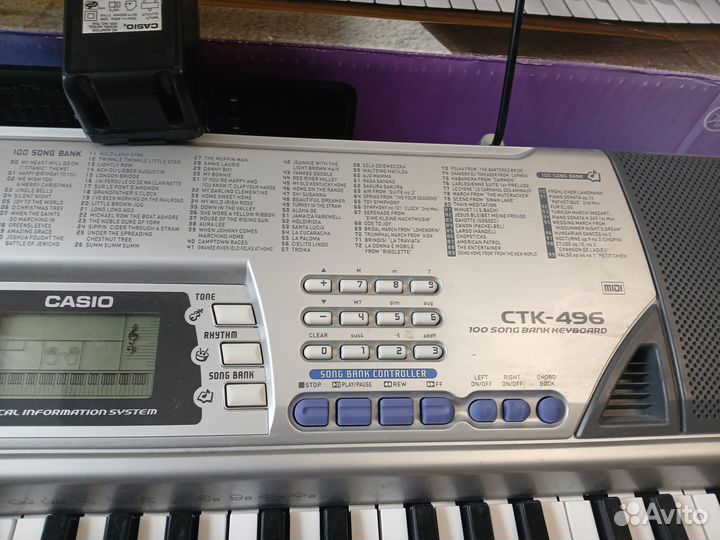 Синтезатор casio ctk 496
