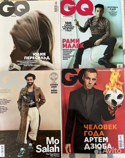 Журналы GQ 4 штуки