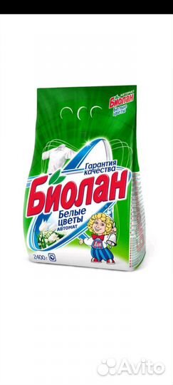 Стиральный порошок Биолан 2,4 кг