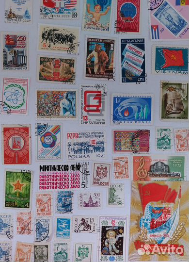 Почтовые марки СССР, Куба, Вьетнам, Болгария и др