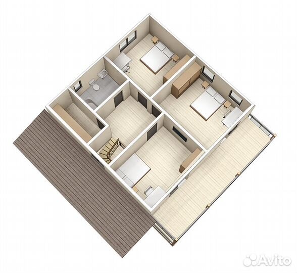 Дом из сип панелей Ганновер под ключ от производит