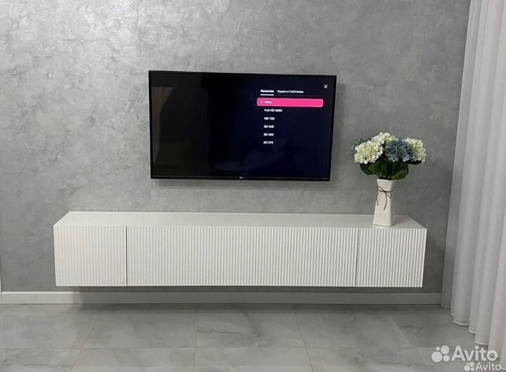 Тумба под телевизор Сканди фасад мдф