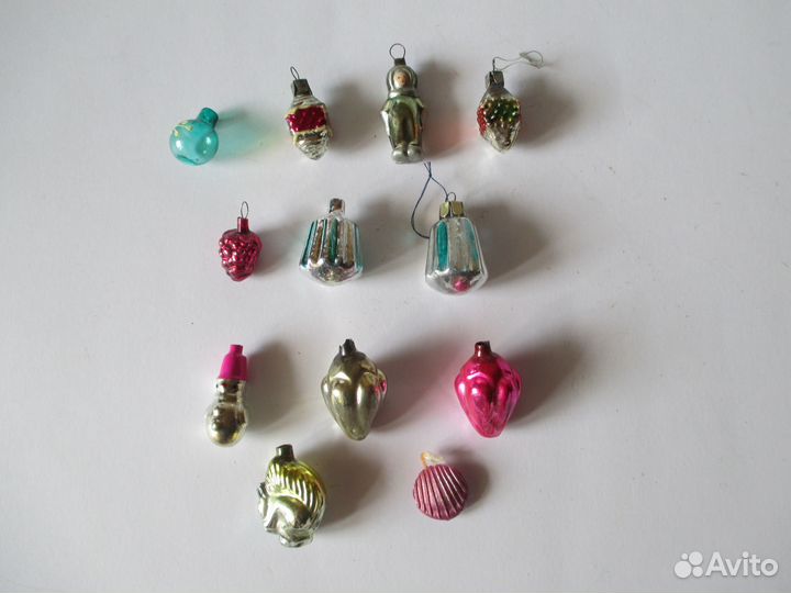 Игрушки для ёлки-малютки сборные СССР