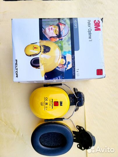 Противошумные защитные наушники uvex на каску