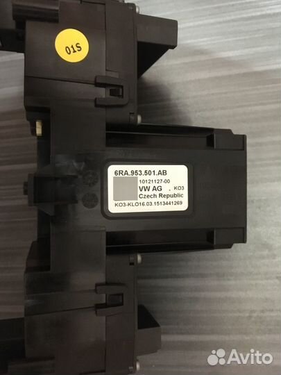 Подрулевой переключатель (стрекоза) на шкоду рапид