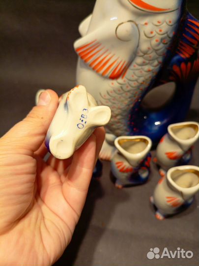 Графин штоф с рюмками 