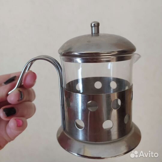 Молочник металлический