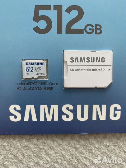 Карта памяти Samsung microSD 512Gb EVO Plus