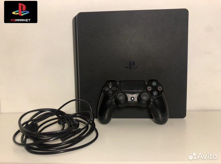 Sony PlayStation 4 slim 1000gb с коробкой