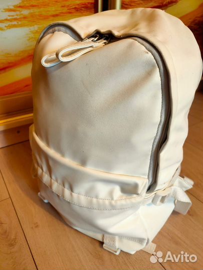Рюкзак женский белый экокожа
