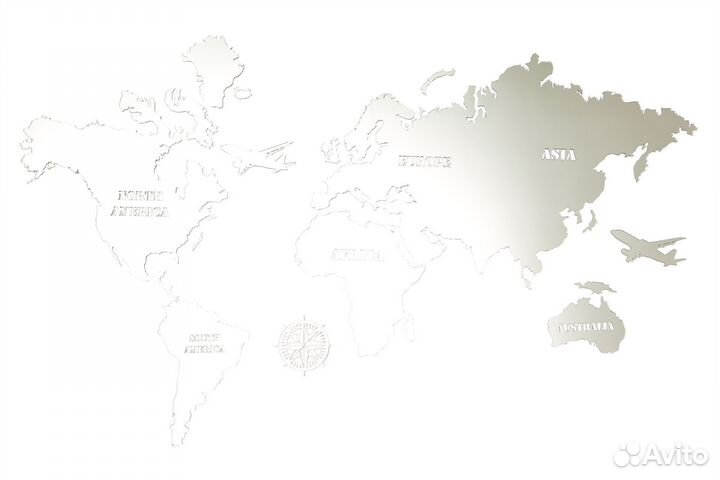 Зеркальная карта мира