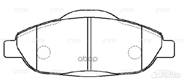 Ckpu-51 GK0908 Колодки тормозные дисковые п