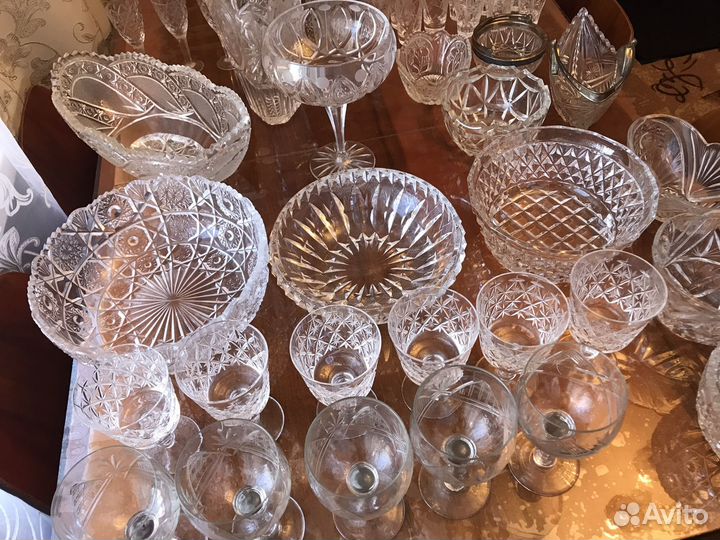 Большой хрустальный сервиз СССР