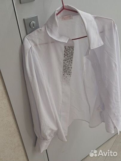 Школьная рубашка 9-10 лет