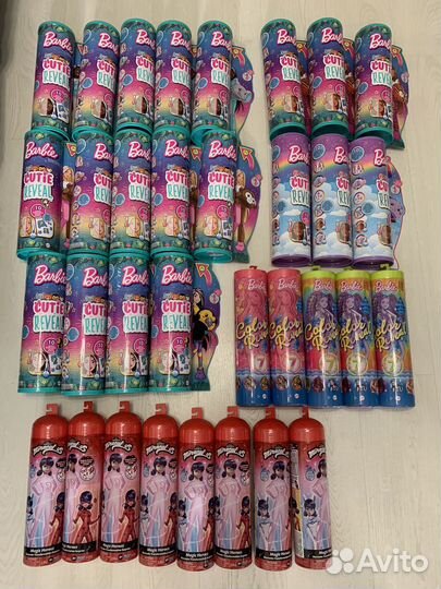 Барби barbie color reveal,cutie reveal,леди баг