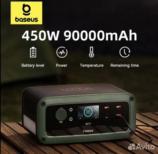 Внешний аккумулятор baseus 90000mAh 288Wh 450W