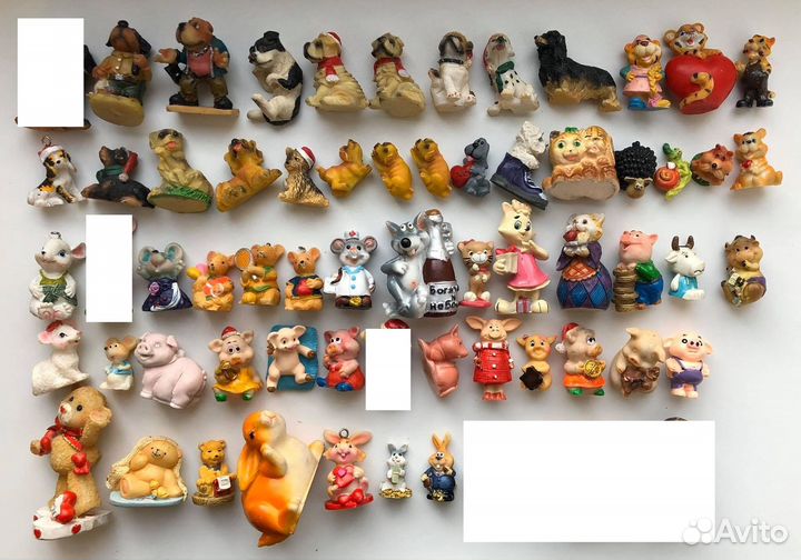 Игрушки керамика киндер нэцкэ сувениры 500+ штук