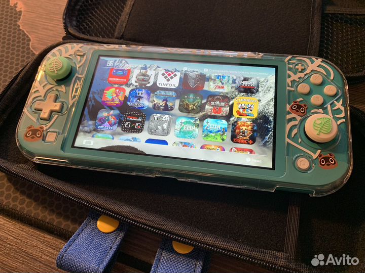 Прошитая Nintendo Switch Lite 288gb 400+ Игр Набор