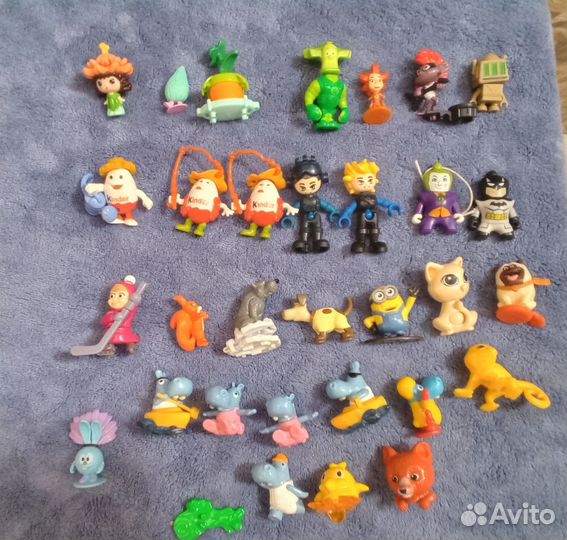 Игрушки из киндер сюрприза завры