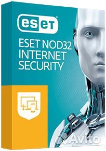 Eset nod32 internet security Windows на 1 год 1 пк