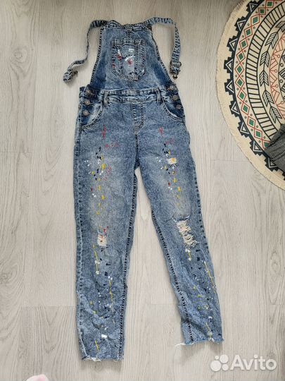 Комбинезон джинсовый