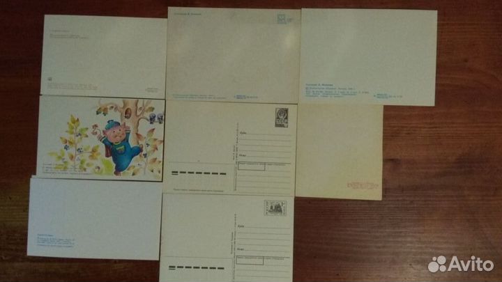 Набор открыток СССР чистые