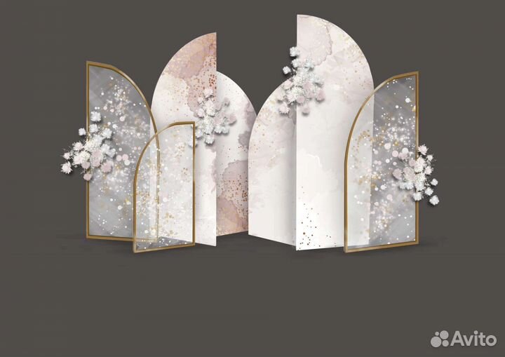 Каркасы, стойки для флористики