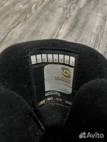 Детский сноубордические ботинки salomon