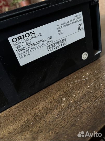 Видеомагнитофон Orion