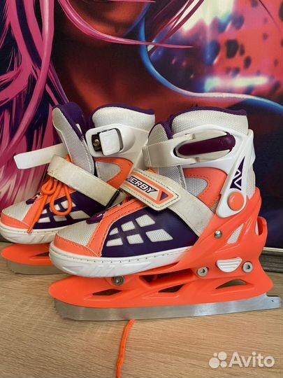 Коньки детские раздвижные