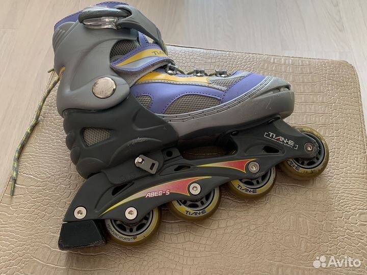 Раздвижные детские роликовые коньки р.34-37